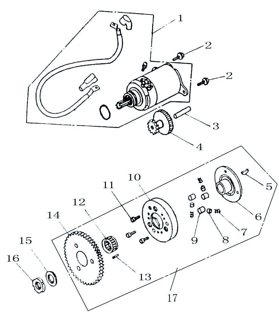 Motor GY6 sek9